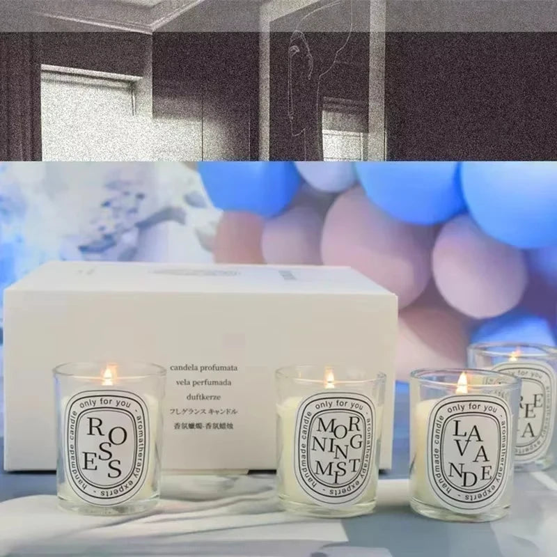 Transparent Romantic Scented Candle Light Fragrance