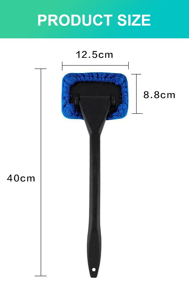 Car Window Cleaner Brush Kit Microfiber