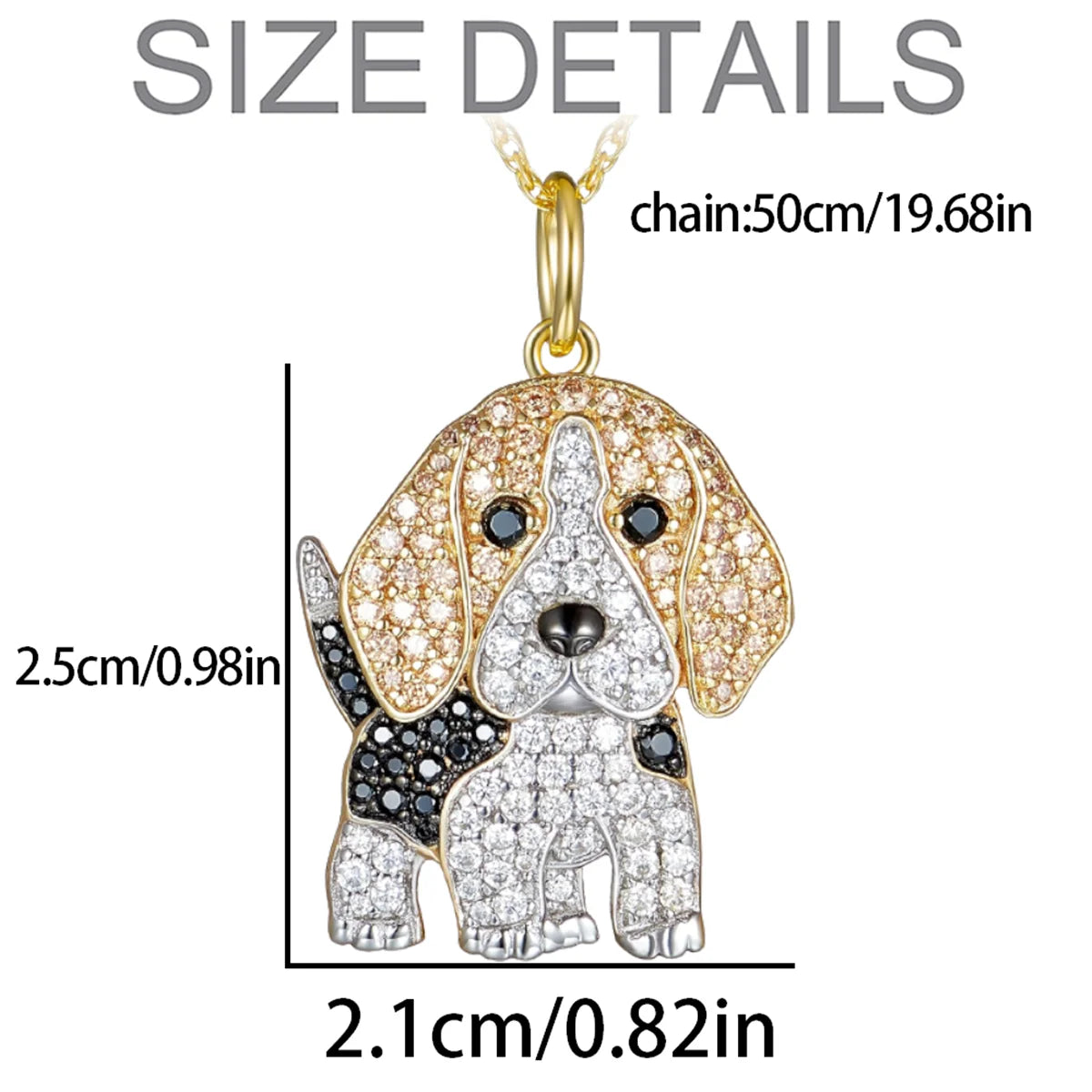 Exquisite Cute Beagle Pendant Necklace for Dog Lovers