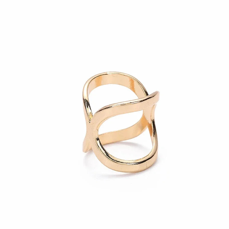 Fashion Cross Scarf Clip X Shape Metal Brooches