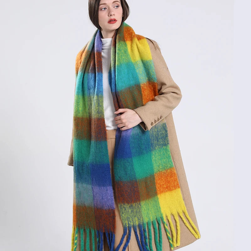 Winter Cashmere Scarf Shawl