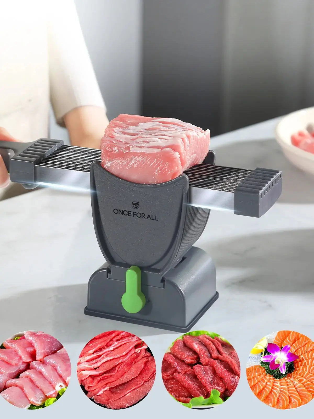 Manual Stainless Steel Fresh Meat Cutter Chopper