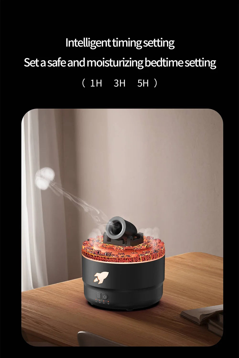 Cannon Aromatherapy Diffuser Jellyfish Spray Air Humidifier