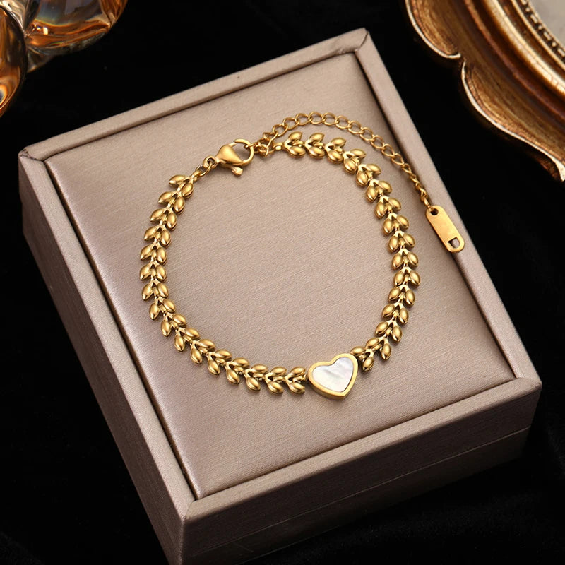 Stainless Steel Gold Color Bracelet