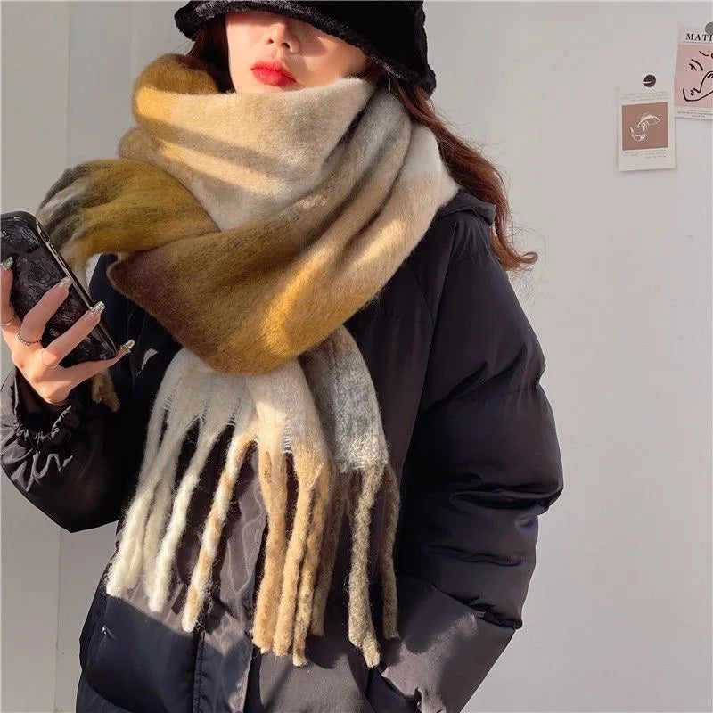Winter Cashmere Scarf Shawl