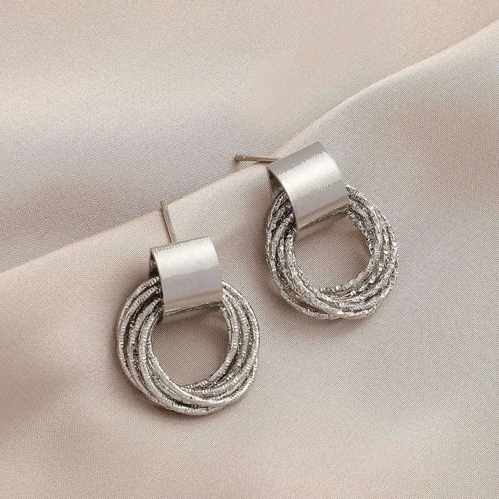 Retro Metal Gold Earrings