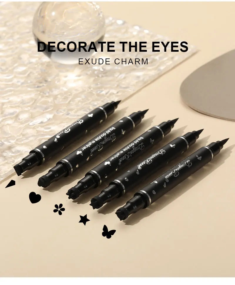 Waterproof double head Star Seal Eyeliner