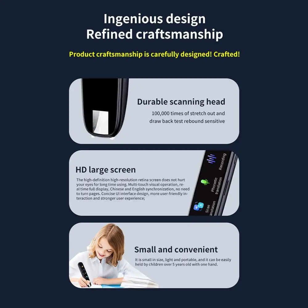 Pen Scan Marker Instant Smart Voice Translator
