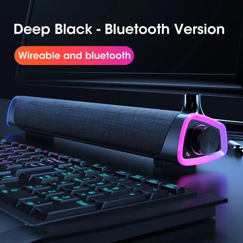 4D Computer Speaker Bar Stereo Sound Subwoofer
