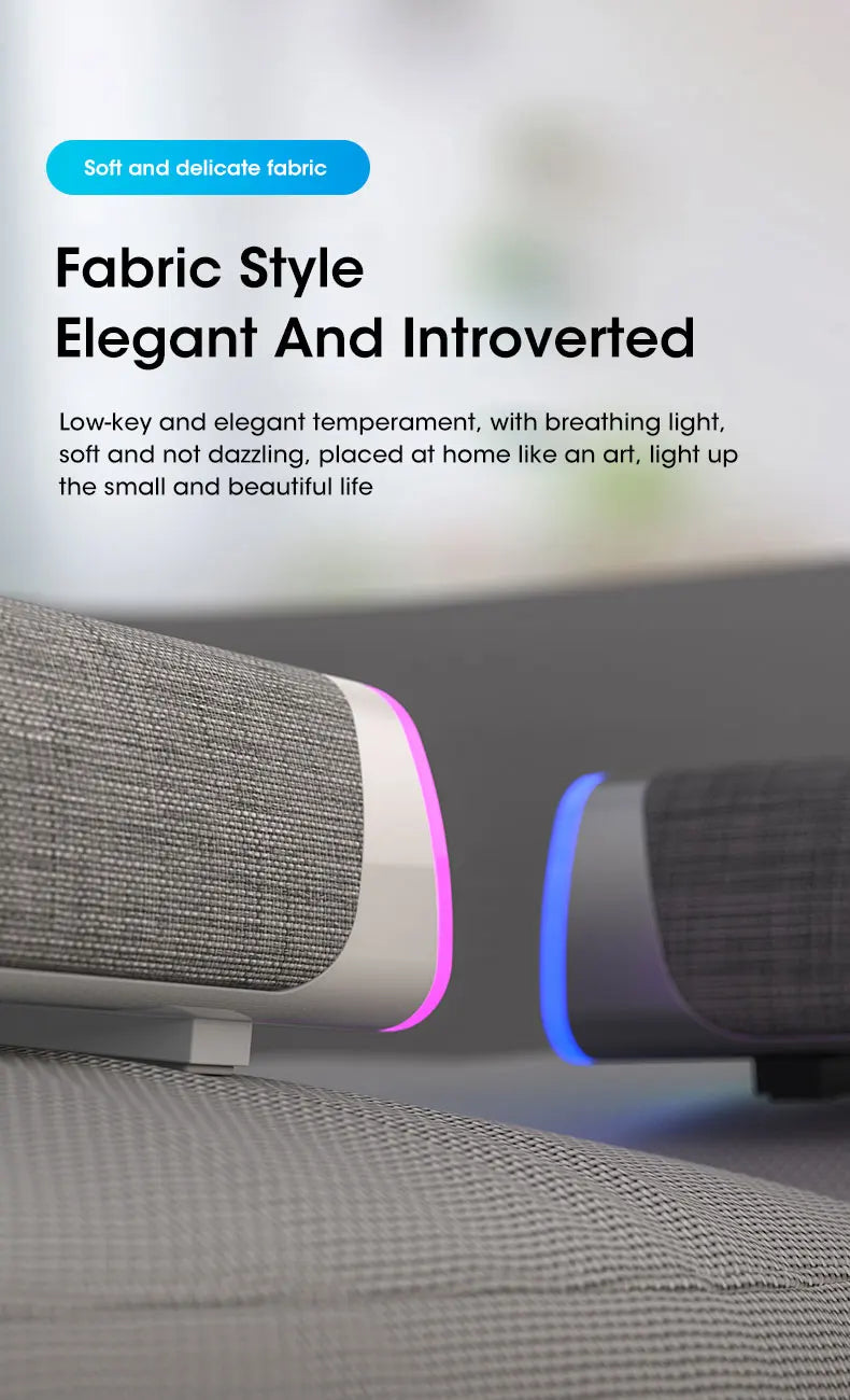 4D Computer Speaker Bar Stereo Sound Subwoofer