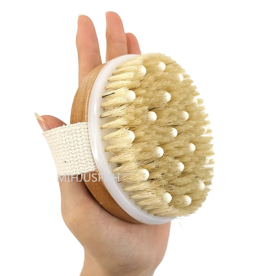 2 In 1 Dry Skin Body Massage Brush