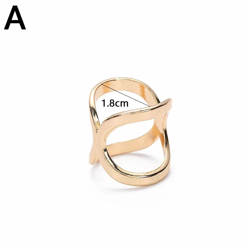 Fashion Cross Scarf Clip X Shape Metal Brooches