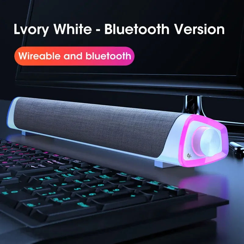 4D Computer Speaker Bar Stereo Sound Subwoofer