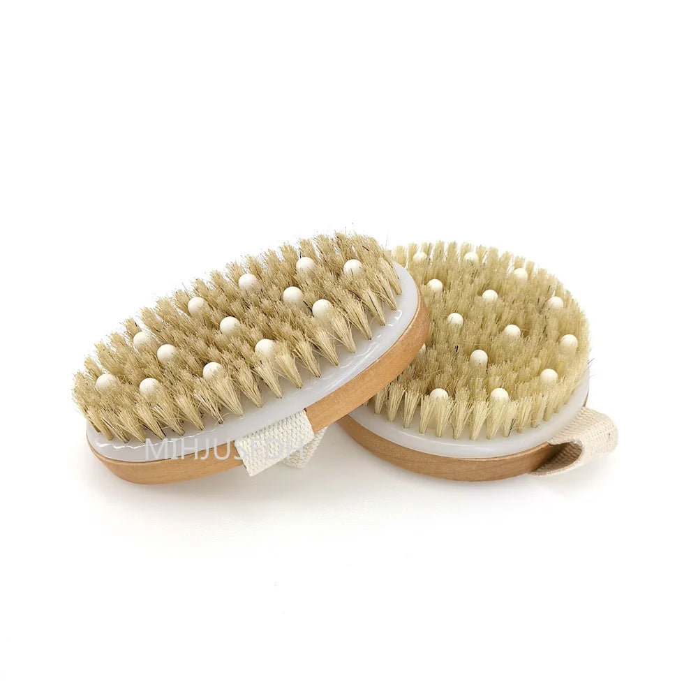 2 In 1 Dry Skin Body Massage Brush