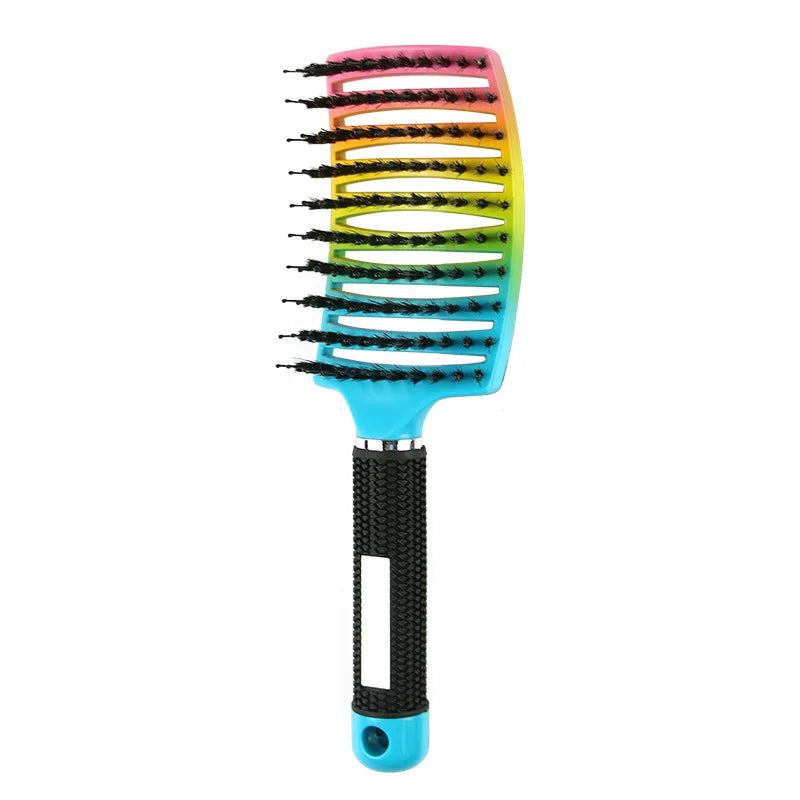 Anti-static salon hair brush