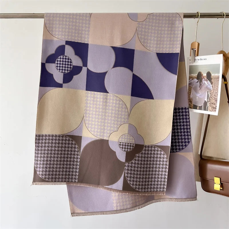 Luxury Winter Scarf Thick Soft Poncho Scarves