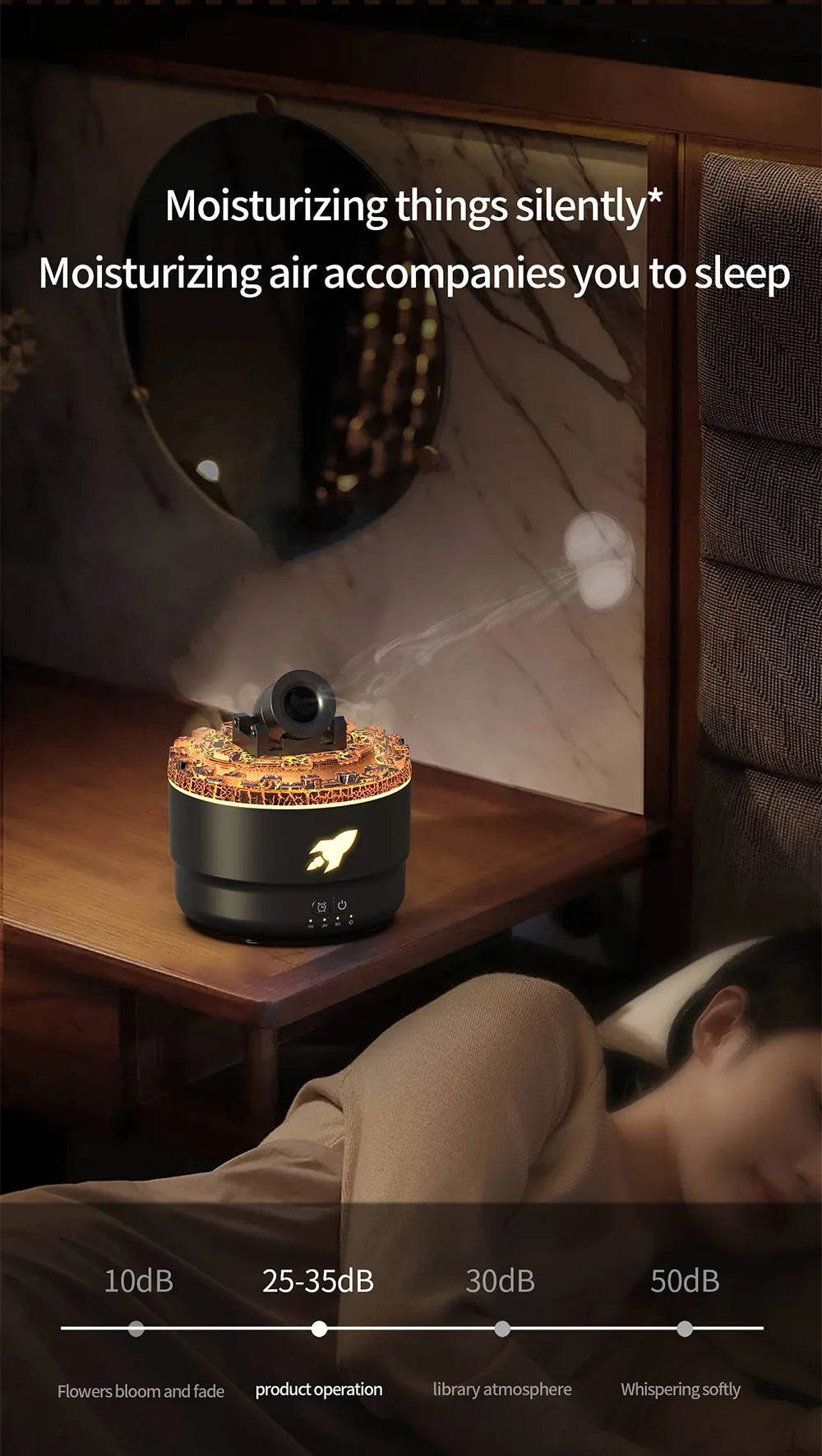 Cannon Aromatherapy Diffuser Jellyfish Spray Air Humidifier
