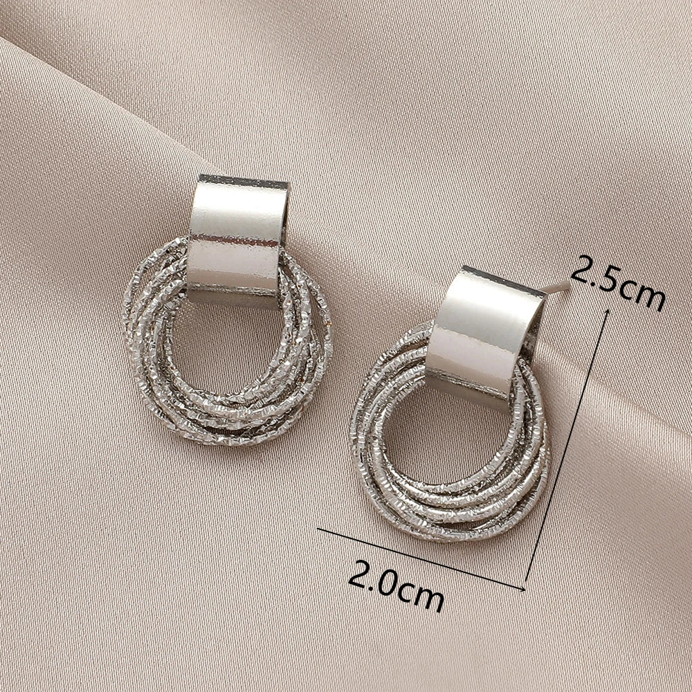 Retro Metal Gold Earrings