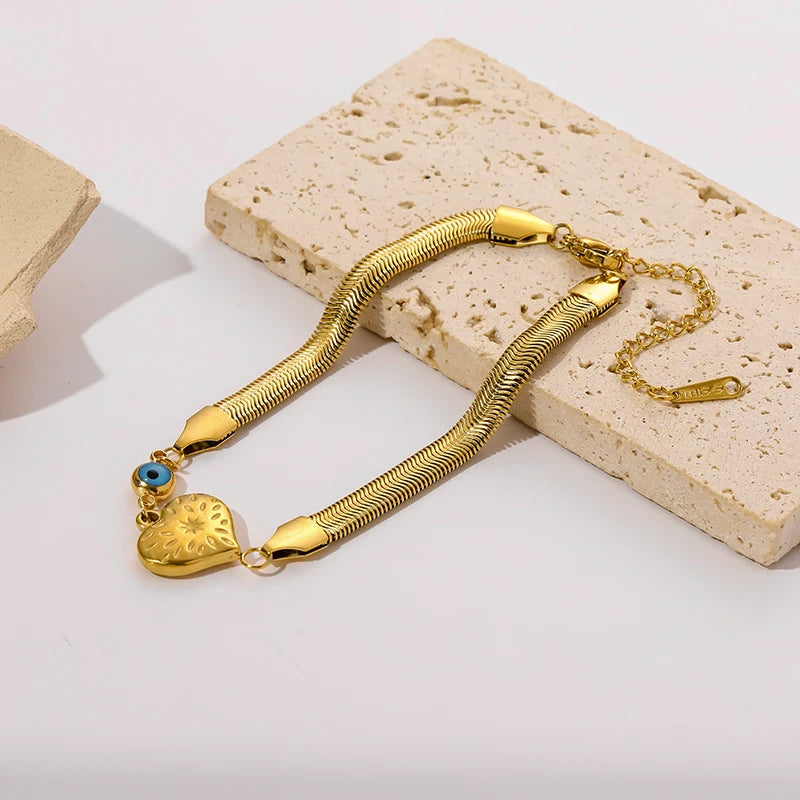 Stainless Steel Gold Color Bracelet