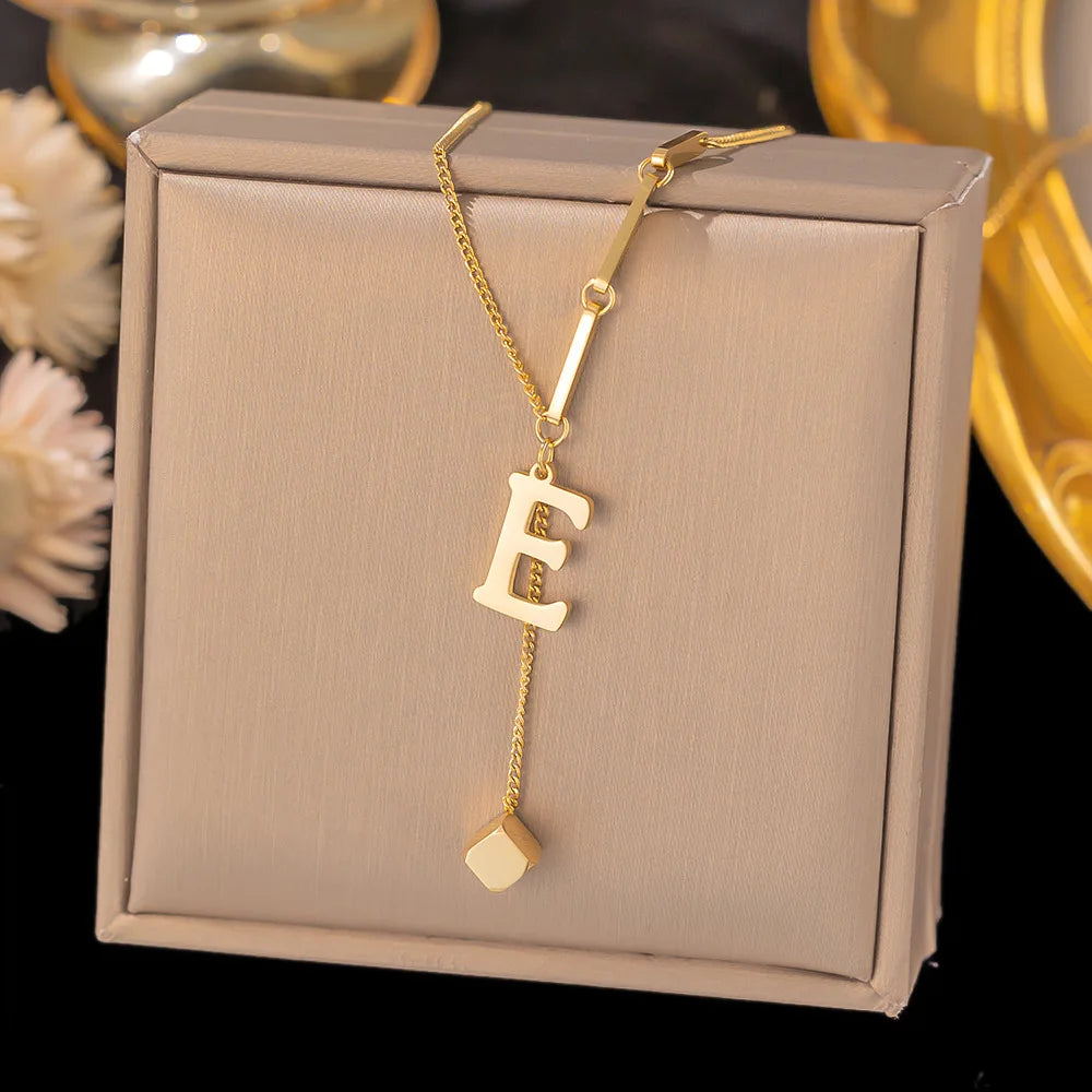 Initial Letter Necklace