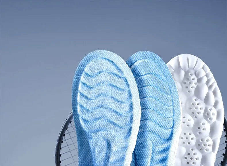 Soft Breathable Shock Absorption  4D Cloud Technology Sports Insoles
