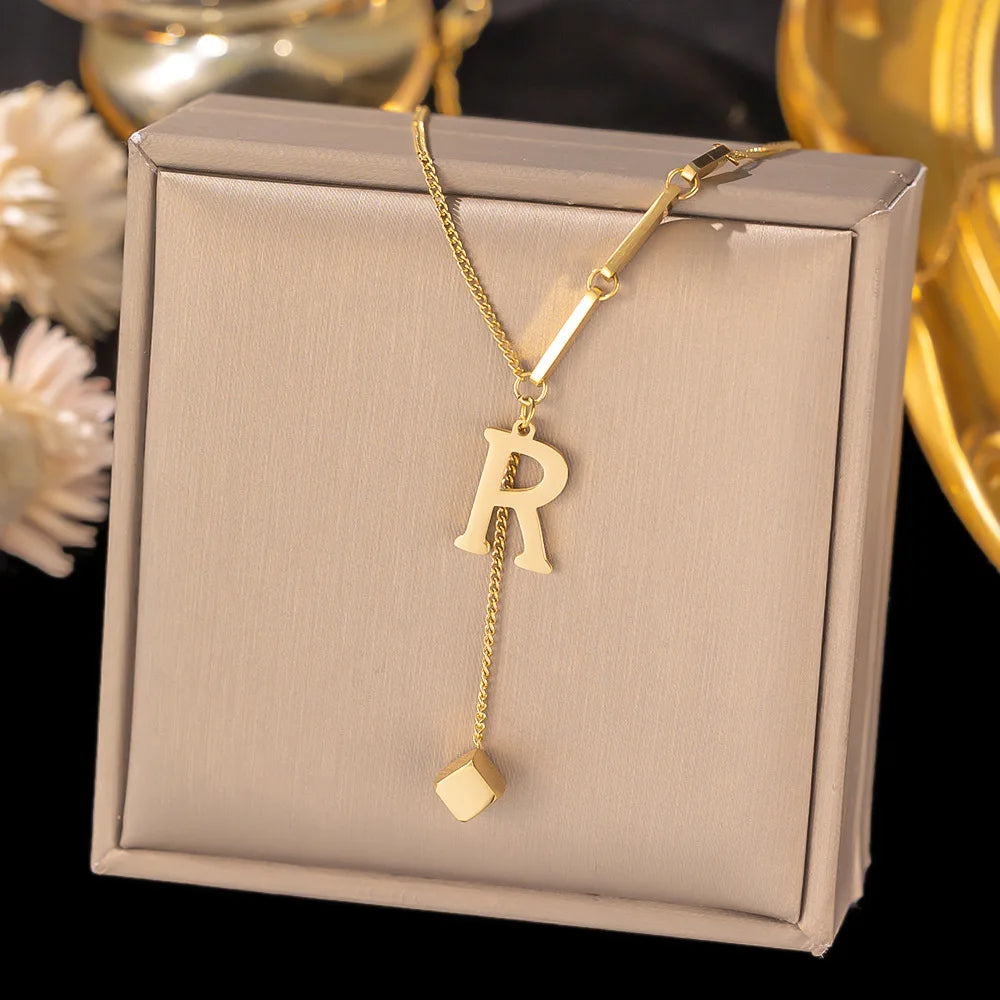 Initial Letter Necklace