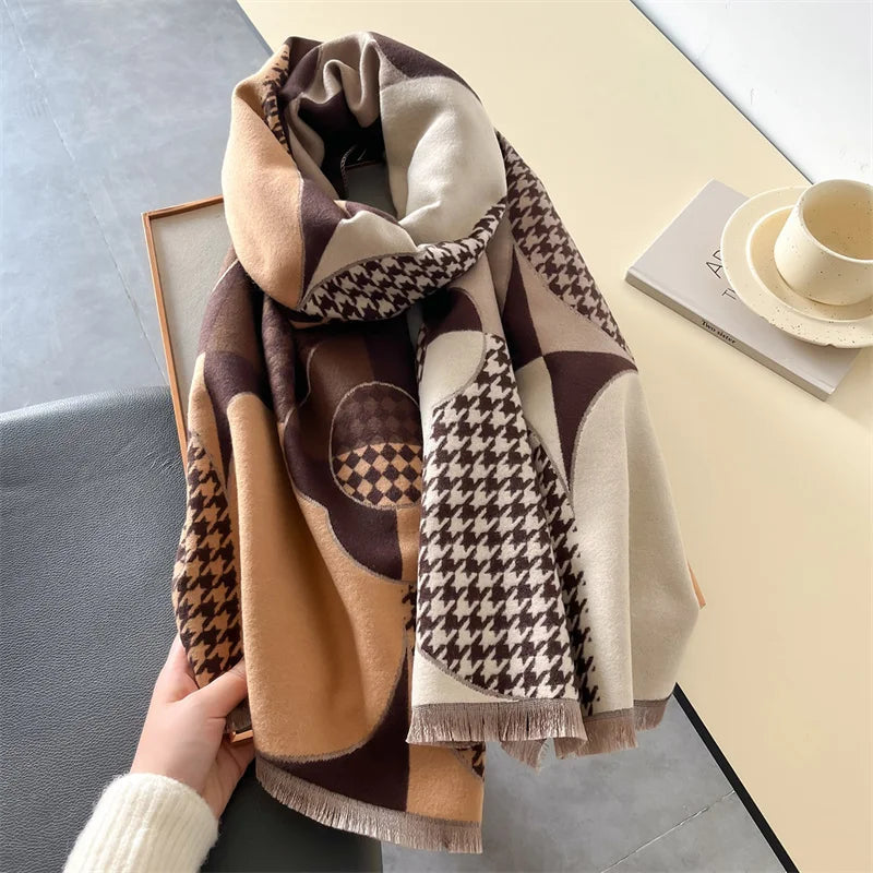 Luxury Winter Scarf Thick Soft Poncho Scarves