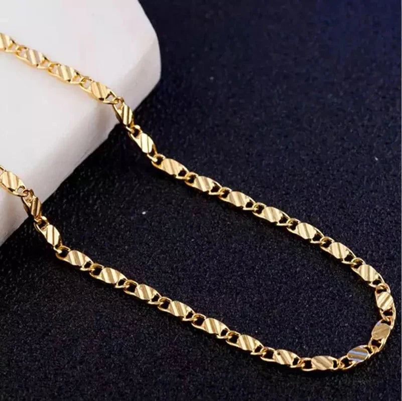 18k Gold Necklace  Chain