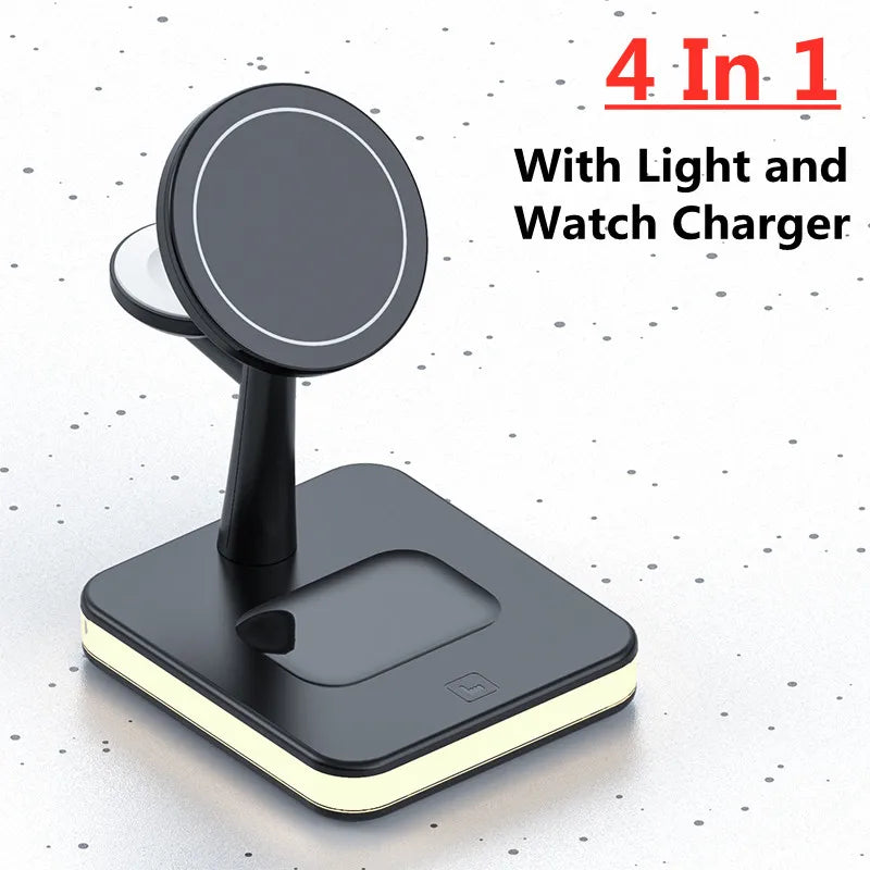 3 In 1 Magnetic Wireless Charger  For iPhone , Apple Watch ,Airpods