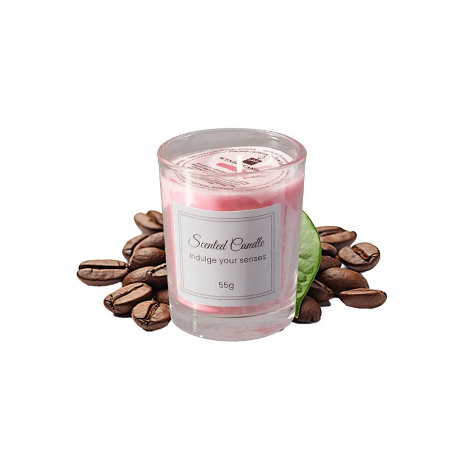 Aromatherapy Candle Premium Gift Box Glass Handmade Soy Wax Smokeless