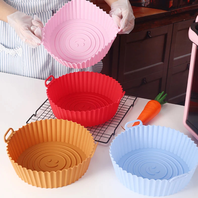 Silicone Air Fryers Oven Baking Tray