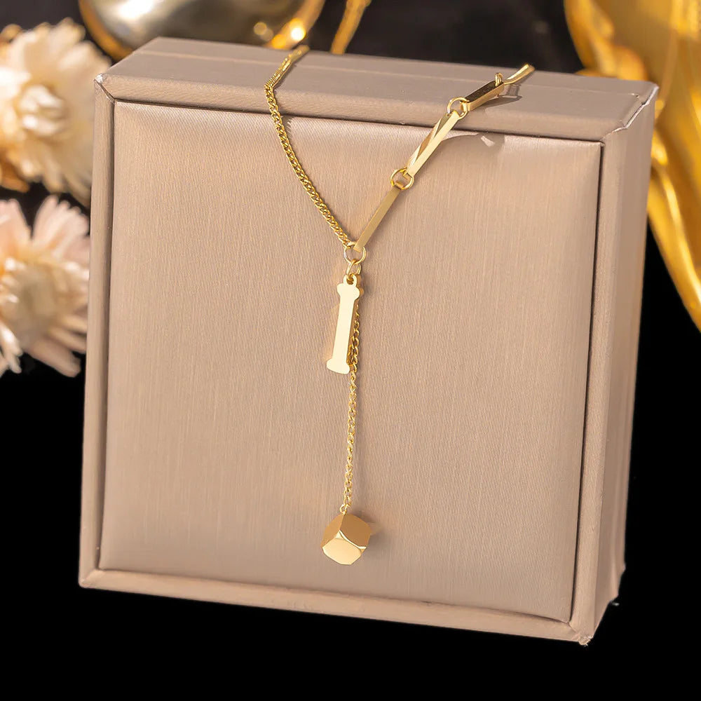 Initial Letter Necklace