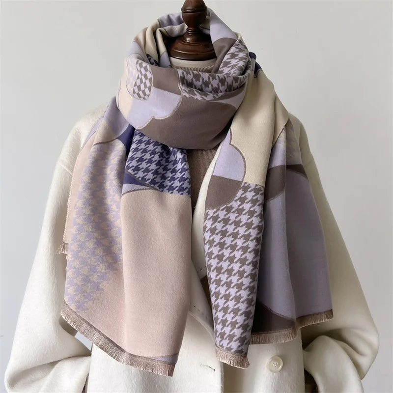 Luxury Winter Scarf Thick Soft Poncho Scarves