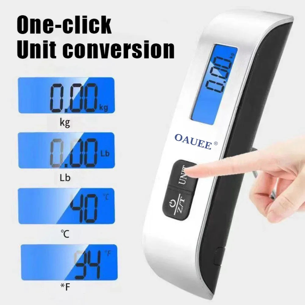 50kg/110lb Portable Digital Luggage Weight Scale