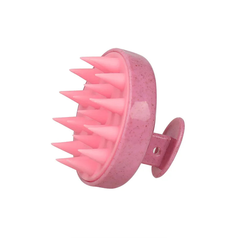 Silicone Shampoo Brush Head Scalp Massage