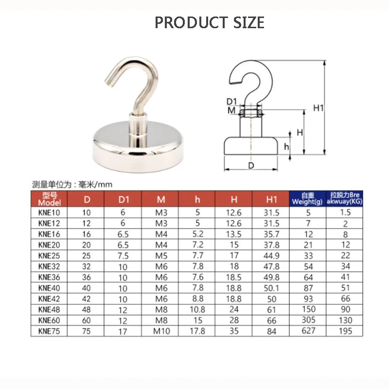 Strong Magnetic Hooks Multi-Purpose