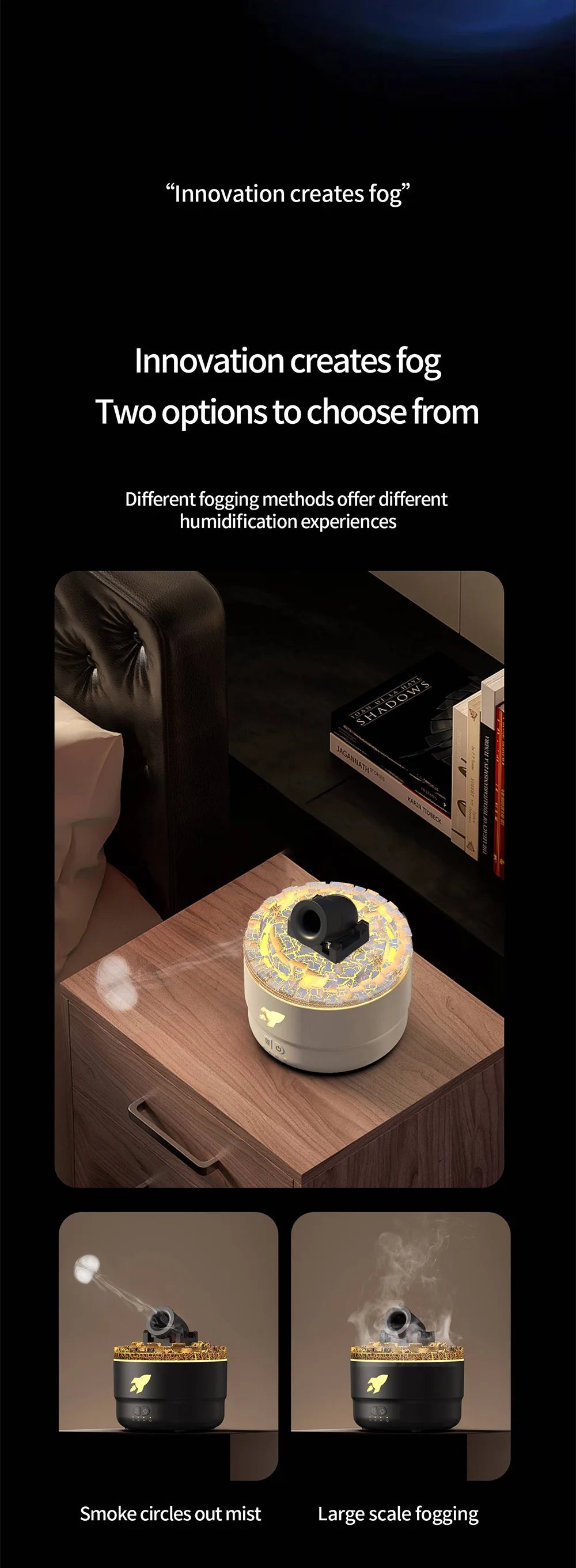 Cannon Aromatherapy Diffuser Jellyfish Spray Air Humidifier