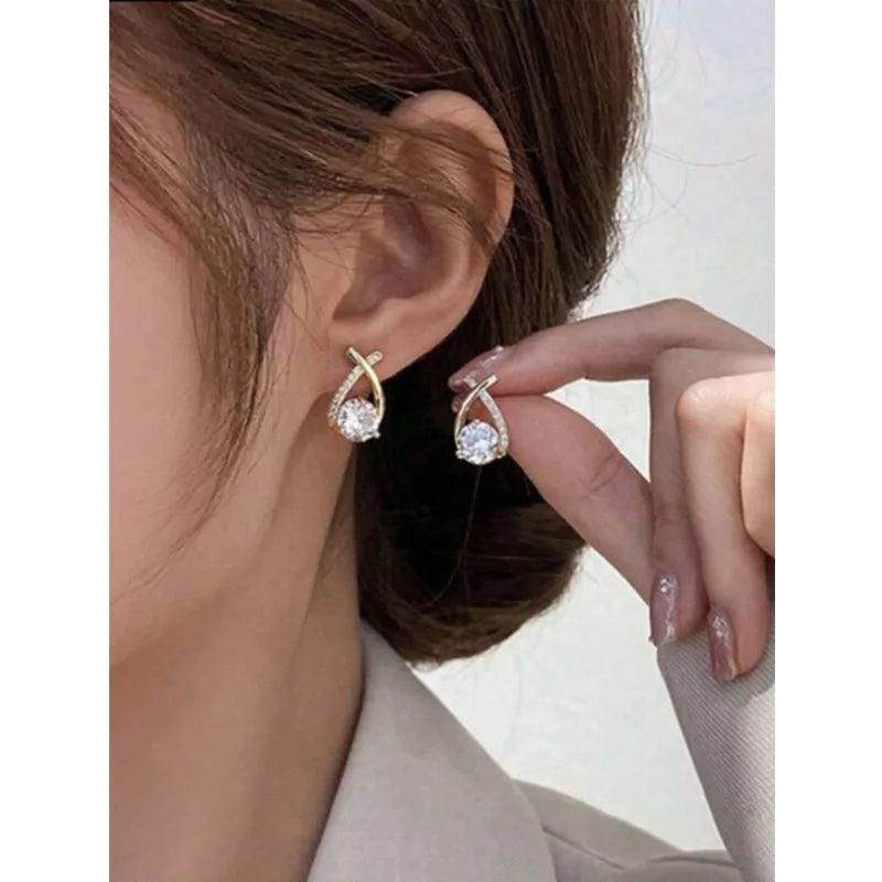 Elegant Earrings Zirconia