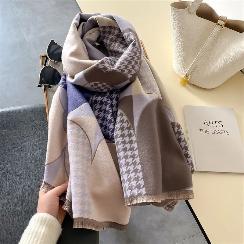 Luxury Winter Scarf Thick Soft Poncho Scarves