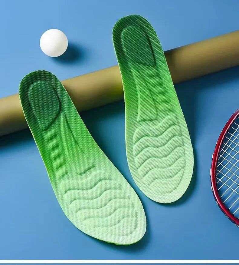 Soft Breathable Shock Absorption  4D Cloud Technology Sports Insoles
