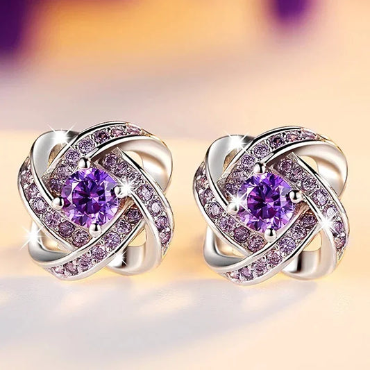 Elegant Earrings Zirconia
