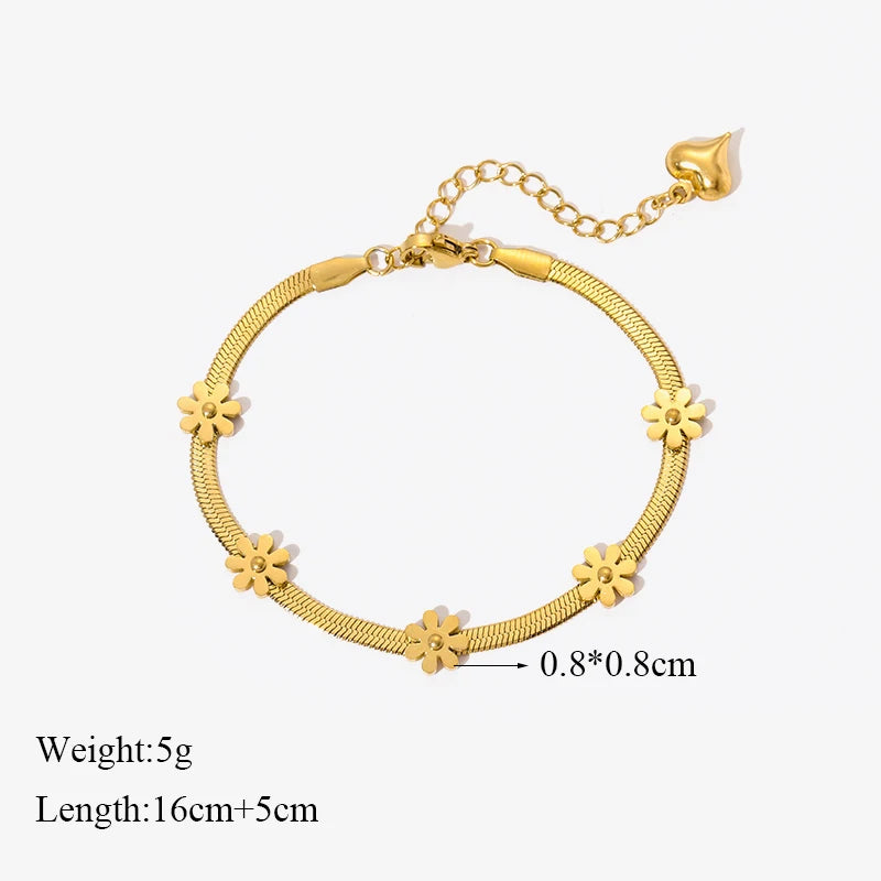 Stainless Steel Gold Color Bracelet