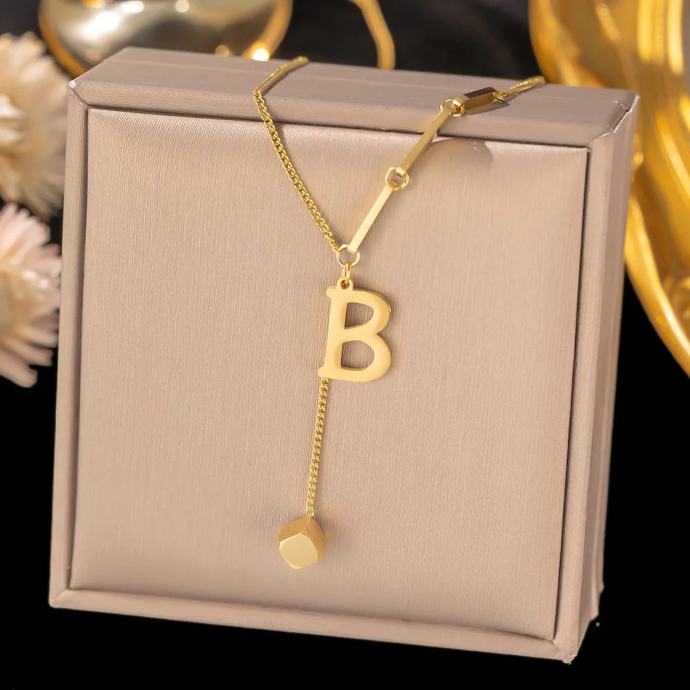 Initial Letter Necklace