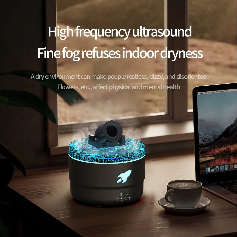 Cannon Aromatherapy Diffuser Jellyfish Spray Air Humidifier