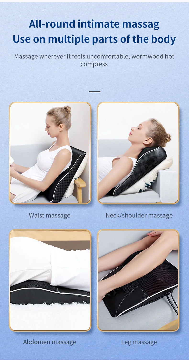 Electric Shiatsu Head Neck Cervical traction Body Massager