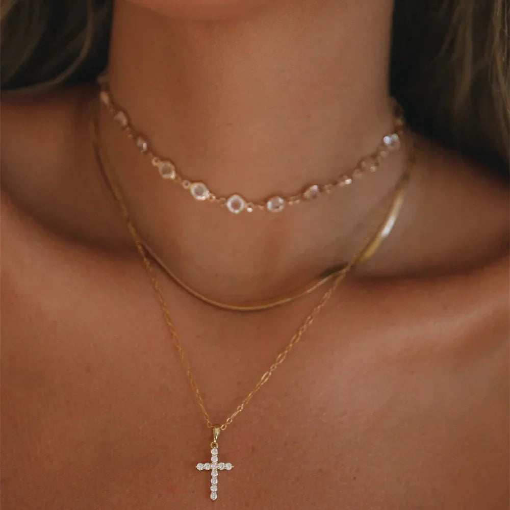Punk Gold-plate  Head Portrait Coin Pendant Necklace