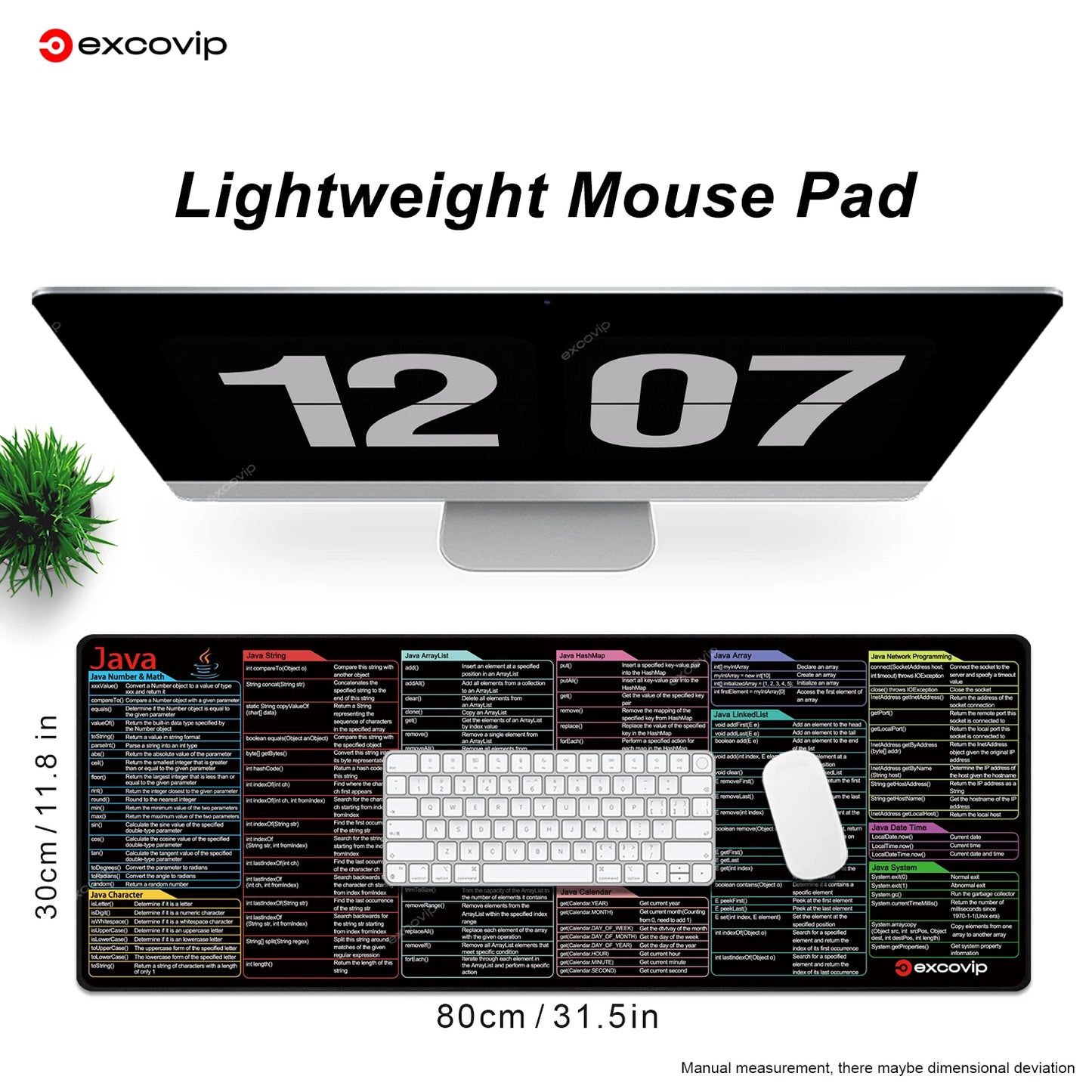 EXCO Java Programing Large Mouse Pad