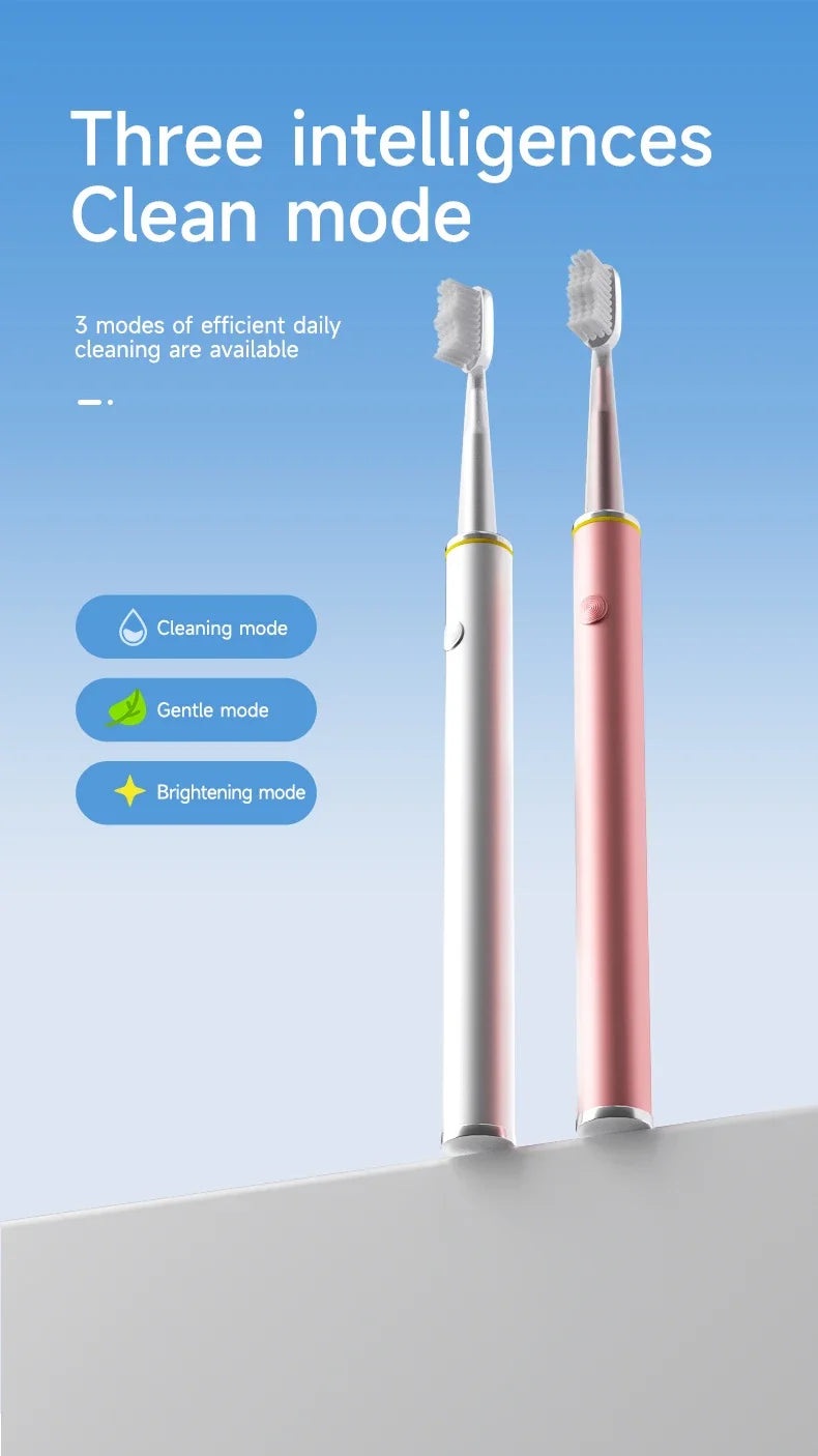 Electric Toothbrush Mental Thin Brush