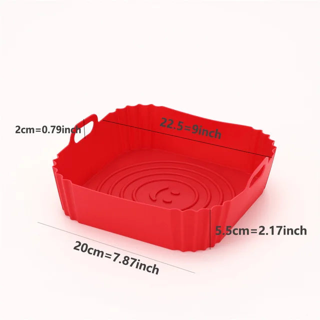 Silicone Air Fryers Oven Baking Tray