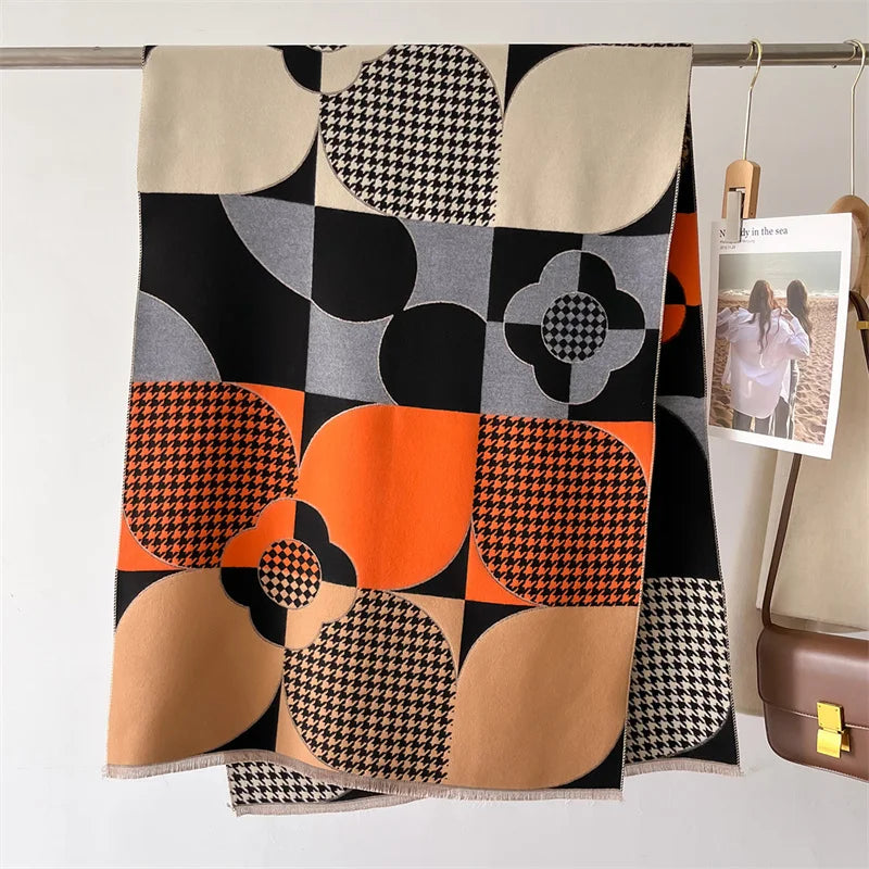 Luxury Winter Scarf Thick Soft Poncho Scarves